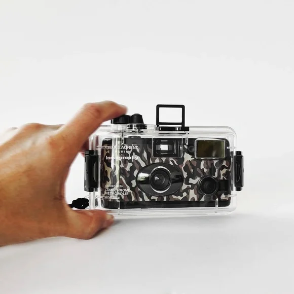 Rare Saint Laurent x Lomography Leopard Print Underwater 35mm Film Camera